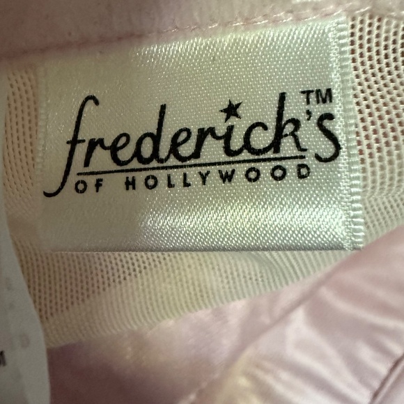 Fredrick's Of Hollywood Pink Floral Embroidered Corset Size 32 Coquette - Picture 14 of 16